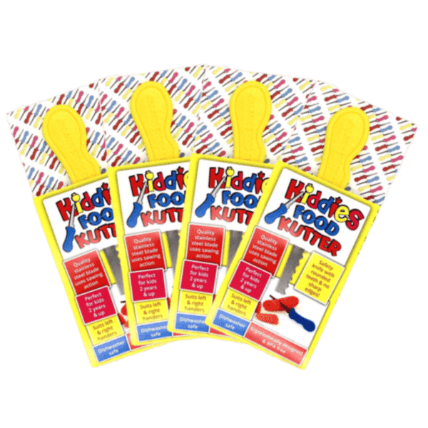 4 pack yellow kiddies food kutter