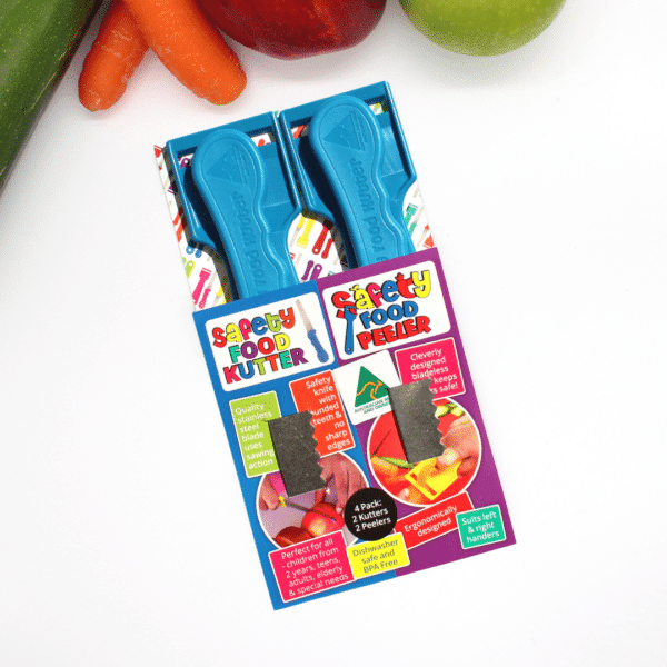 4 Pack Safety Food Kutter and Safety Food Peeler - Image 3