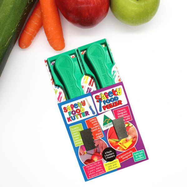 4 Pack Safety Food Kutter and Safety Food Peeler - Image 5