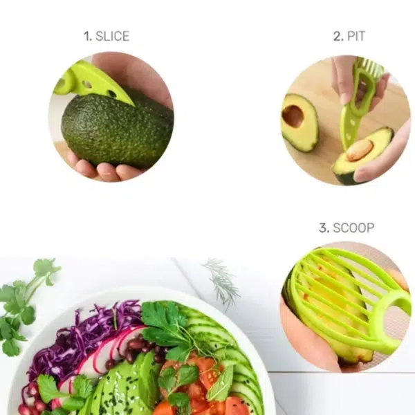 Safety Avocado Kutter 3 in 1 - Image 4